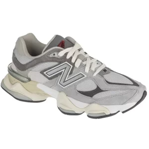 New Balance U9060GRY, Unisex, Szare, buty sneakers, przewiewna siateczka, rozmiar: 37,5