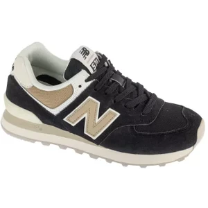 New Balance WL574DK2, Damskie, Czarne, buty sneakers, przewiewna siateczka, rozmiar: 36