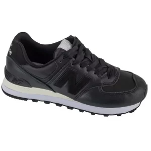 New Balance WL574FT2, Damskie, Czarne, buty sneakers, skóra licowa, rozmiar: 36