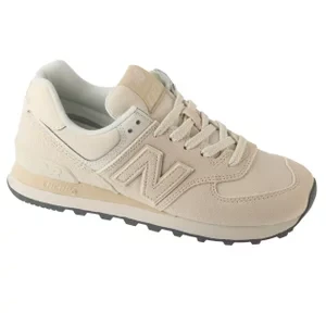 New Balance WL574RBL, Damskie, Beżowe, buty sportowe, skóra zamszowa, rozmiar: 35