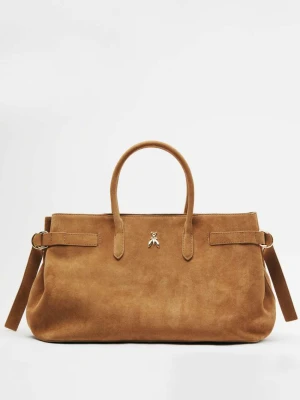 New Business Duża torba z zamszu PATRIZIA PEPE