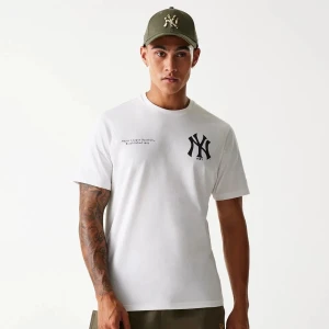 New Era MLB York Yankees Arch Graphic Tee mężczyźni T-Shirty i Polo biały rozmiar Odzież