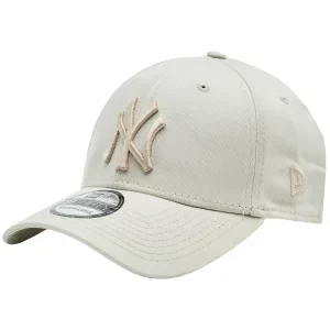 New Era 39THIRTY Essential New York Yankees MLB Cap 60298744, Damskie, Beżowe, czapki z daszkiem, bawełna, rozmiar: M/L