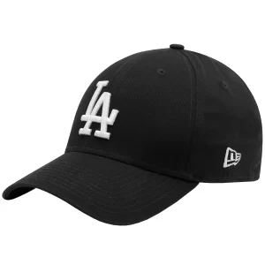 New Era 39THIRTY League Essential New York Yankees MLB Cap 11405495, Męskie, Czarne, czapki z daszkiem, bawełna, rozmiar: M/L