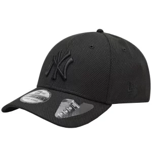 Zdjęcie produktu New Era 39THIRTY New York Yankees MLB Cap 12523910, Męskie, Czarne, czapki z daszkiem, poliester, rozmiar: S/M