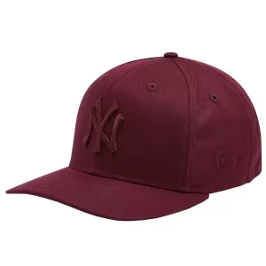 New Era 9FIFTY New York Yankees Stretch Snap Cap 12523886, Męskie, Bordowe, czapki z daszkiem, bawełna, rozmiar: S/M