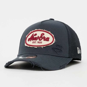 New Era 9Forty A-Frame Trucker Oval Canvas Distress uniseks Czapki niebieski rozmiar Akcesoria