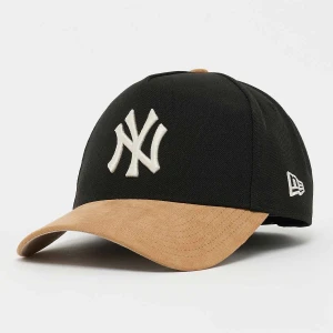 New Era 9Forty E-Frame Suede Visor MLB York Yankees uniseks Czapki czarny rozmiar Akcesoria