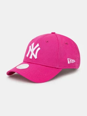 New Era 9FORTY Fashion Essentia czapka z daszkiem kolor różowy 11157578-PNKWHI