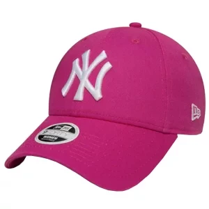 New Era 9FORTY Fashion New York Yankees MLB Cap 11157578, Damskie, Różowe, czapki z daszkiem, bawełna, rozmiar: OSFA