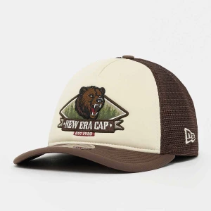New Era 9FORTY MC A-Frame Trucker Graphic uniseks Czapki brązowy rozmiar Akcesoria