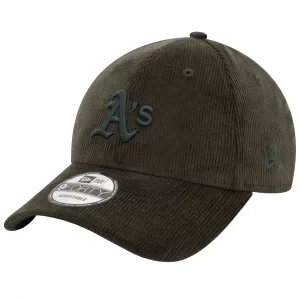 New Era 9FORTY Oakland Athletics MLB Cord Cap 60580821, Męskie, Zielone, czapki z daszkiem, bawełna, rozmiar: OSFM