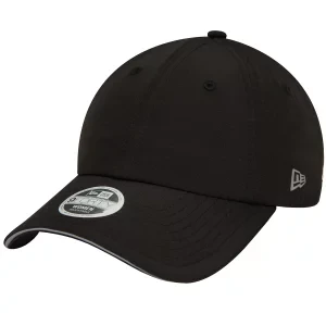 New Era 9FORTY Ponytail Open Back Cap 60434994, Damskie, Czarne, czapki z daszkiem, poliester, rozmiar: OSFM