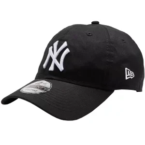 New Era 9TWENTY League Essentials New York Yankees Cap 60348852, Damskie, Czarne, czapki z daszkiem, bawełna, rozmiar: OSFM