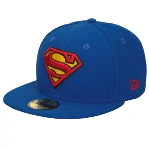 New Era Character Bas Superman Basic Cap 10862337, Męskie, Niebieskie, czapki z daszkiem, poliester, rozmiar: 7 1/4