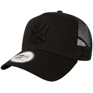 New Era Clean Trucker New York Yankees MLB Cap 11579474, Męskie, Czarne, czapki z daszkiem, poliester, rozmiar: OSFA