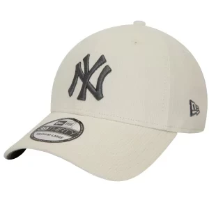 New Era Cord 39THIRTY New York Yankees MLB Cap 60435055, Męskie, Beżowe, czapki z daszkiem, bawełna, rozmiar: M/L