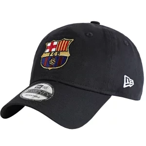 New Era Core 9Twenty FC Barcelona Cap 60846900, Męskie, Granatowe, czapki z daszkiem, bawełna, rozmiar: OSFM