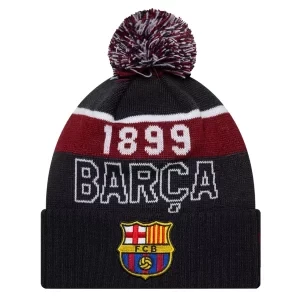 New Era Core Sport Knit Beanie FC Barcelona Hat 60846895, Męskie, Granatowe, czapki, akryl, rozmiar: One size