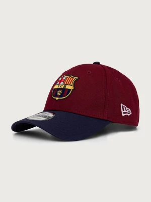 New Era czapka bejsbolówka bawełniana 9FORTY® BARCELONA FC bordowy