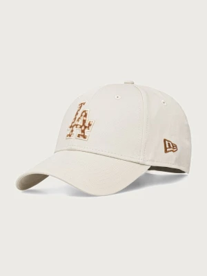 New Era czapka bejsbolówka bawełniana FAUX PONY INFILL 9FORTY® beżowy