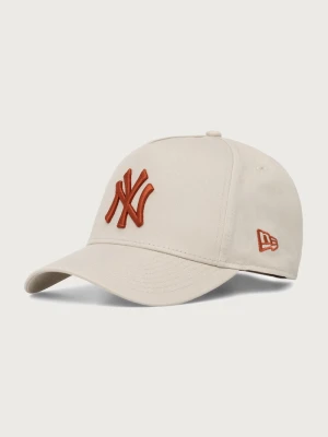 New Era czapka bejsbolówka bawełniana LEAGUE ESS E-FRAME beżowy