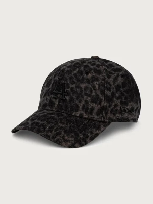 New Era czapka bejsbolówka COSY LEOPARD 9FORTY® czarny
