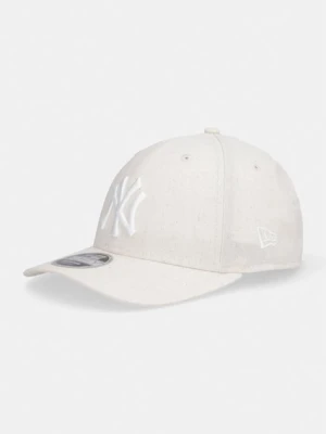 New Era czapka bejsbolówka z dodatkiem lnu LINEN 940 MC NYY