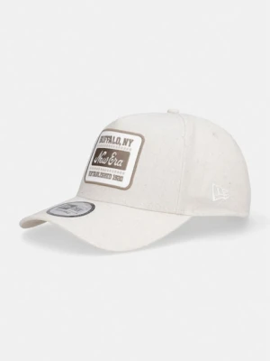 New Era czapka bejsbolówka z dodatkiem lnu OVAL PATCH LINEN EFRAME