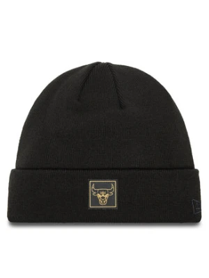 Zdjęcie produktu New Era Czapka Chicago Bulls Metallic Badge Cuff Knit 60424828 Czarny
