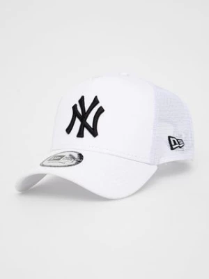 New Era czapka kolor biały z aplikacją 12285467.WHITE-WHITE