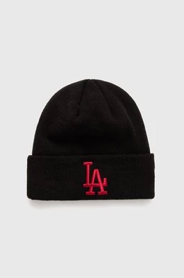 New Era czapka kolor czarny LOS ANGELES DODGERS