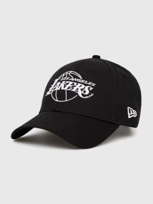 New Era Czapka kolor czarny z aplikacją 12292584-BLACK