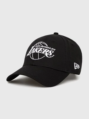 New Era Czapka kolor czarny z aplikacją 12292584-BLACK