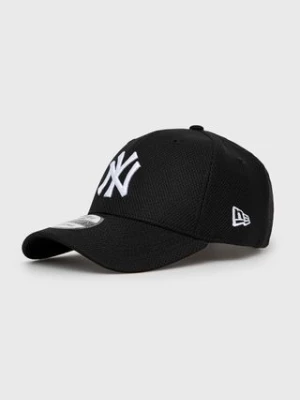 New Era Czapka kolor czarny z aplikacją 12523907-BLACK