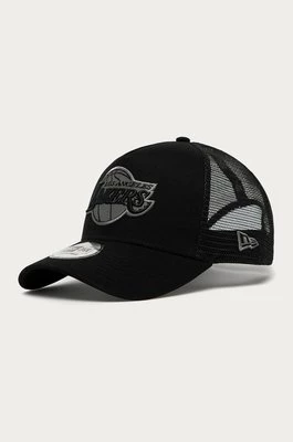 New Era Czapka kolor czarny z aplikacją 12523911-BLACK