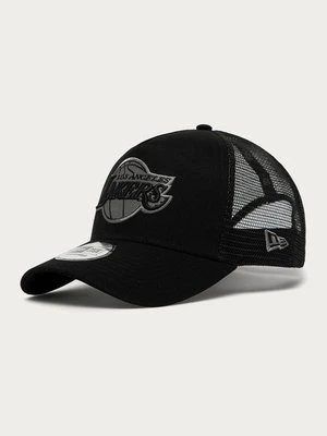 New Era Czapka kolor czarny z aplikacją 12523911-BLACK