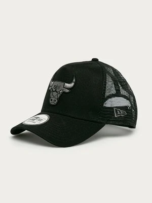 New Era Czapka kolor czarny z aplikacją 12523913-BLACK