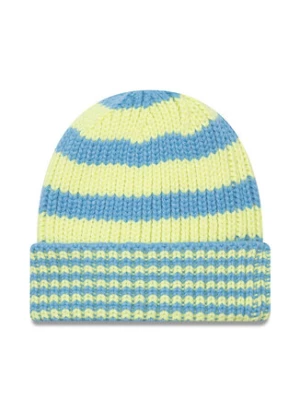 New Era Czapka Stripe Knit Bean 60565458 Niebieski