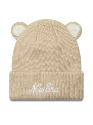 New Era Czapka Teddy Bear Ears Cuff Knit Beanie 60580793 Beżowy