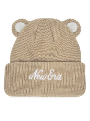 New Era Czapka Teddy Bear Ears Cuff Knit Beanie 60580793 Beżowy