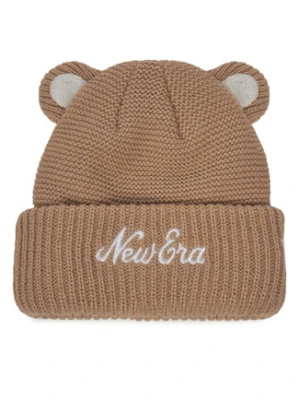 New Era Czapka Teddy Bear Ears Cuff Knit Beanie 60580864 Brązowy