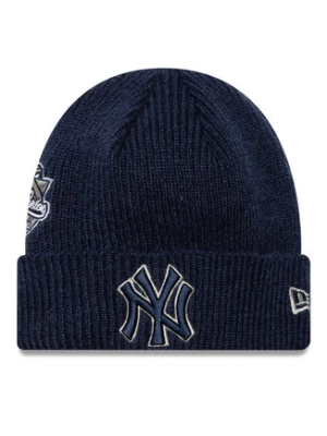 New Era Czapka World Series Patch New York Yankees Cuff Knit Beanie 60580731 Granatowy