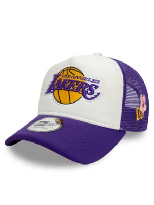 New Era Czapka z daszkiem 940 Af trucker NBA Flower LOSLAK 60595278 Biały