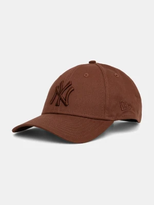 New Era czapka z daszkiem bawełniana 0 kolor brązowy 60691396