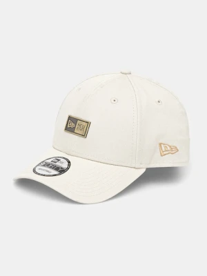 New Era czapka z daszkiem bawełniana beżowy