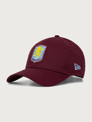 New Era czapka z daszkiem bawełniana 9FORTY® ASTON VILLA FC bordowy