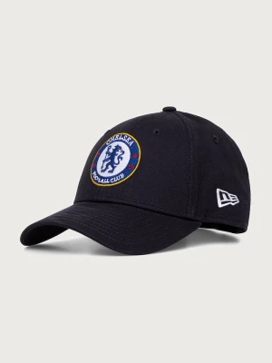 New Era czapka z daszkiem bawełniana 9FORTY® CHELSEA FC LION CREST granatowy