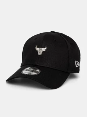 New Era czapka z daszkiem bawełniana CHICAGO BULLS kolor czarny z aplikacją 60565153