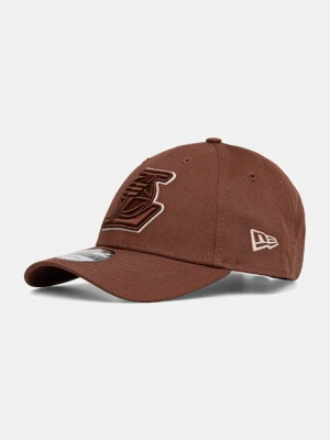 New Era czapka z daszkiem bawełniana kolor brązowy 60691406